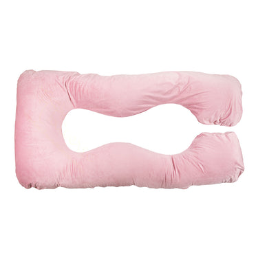 Pink U Shaped Pregnancy Pillow Full Body
